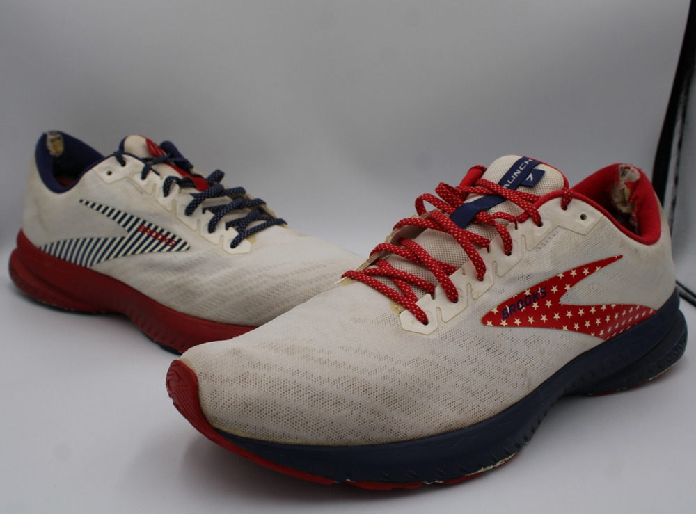 Size 14 - Brooks Launch 7 'Run USA Patriotic Running Shoes - 1103242E 166